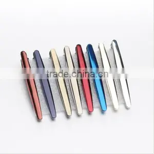 Colored Alloy Metal Mens Fashion Tie Bar Clips Tie Clasps-8 Colors thumbnail-1