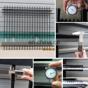 Factory Supply Decorative Spearhead Top Steel Fence Grill thumbnail-4