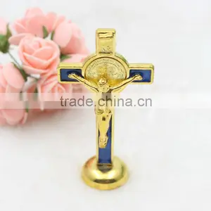 A&J St Benedict Crucifix,St Benedict Cross,St Benedict Stand Cross thumbnail-1