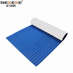 NEKEKE 90*240cm or 120*240cm Blue +Black Seam Line EVA Foam Sheet Ship Eva Cheap Outdoor Decking thumbnail-5