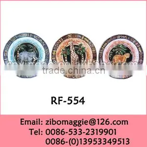Wholesale Zibo Made Ceramic Decorative Plate and Dinner Plate for Ceramic Ozone Plate thumbnail-1
