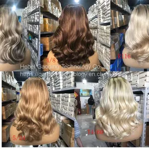 Hot Selling Luxury Highlight 180% Body Wave Human Hair Wig thumbnail-1