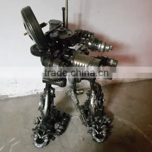 Ironhide Large Outdoor Sculpture Cartoon Figure Iron Man Sculpture for Public Plaza Exhibition Celebration thumbnail-3