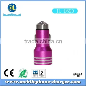 Hot Sales in EU North America Dual Usb Car Charger With LED Lighter Use New & Fashion Design thumbnail-2