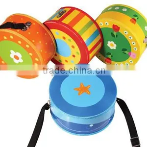 2015 Christmas Gift Scottish Musical Instruments Wooden Drum Kids Wooden Drum Set Toy Drum Head Goat Skin Musical thumbnail-2
