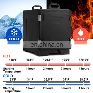 Loading Insulated Food Pan Carrier Full-size Pan Food-grade LL DPE Material Portable Food Warmer With Fastener Polyurethane Foam thumbnail-2