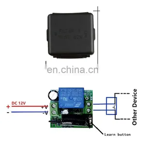 Remote Control Switch 12v Wireless Remote Control 433mhz dc 12v 1 Channel Relay Remote Switch Wireless Switch Remote Control thumbnail-4