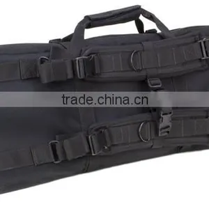 36 Double Rifle Case - 36" Padded Long Gun Case & Rifle Storage Backpack With Molle Pouches, Integrated Pistol Cases thumbnail-3