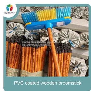 Manufacture Hot Selling 120cm Length Wooden Broom Wooden Mop Stick for Mop thumbnail-2