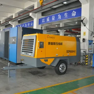 Comps Two Stage Mobile Diesel Engine Screw Air Compressor for Mining Drilling thumbnail-5