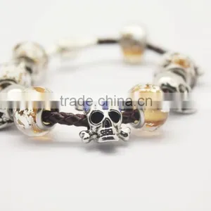 Handmade Color Leather Bracelets Wholesale With DIY Beads thumbnail-4