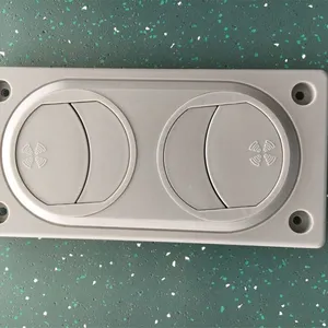 HJAV-CG013 Double Wind Spreader Exhaust Air Louver Damper Vent Outlet Bus Parts and Accessories thumbnail-2