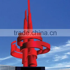 Large Metal Red Sculpture for Decoration thumbnail-1