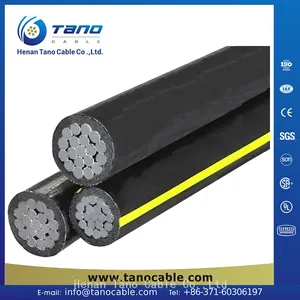 XLPE Overhead Twisted Aluminum Cable 0.6/1KV Low Voltage thumbnail-1
