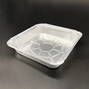 Longstar High Quality Square Aluminum Foil Grill Pan for Baking Roasting Cooking and Catering Use thumbnail-1