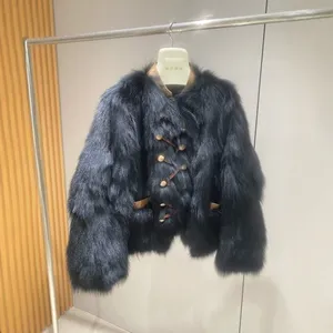 Fox Fur Coat, Belly Fur, Real Fur, Short Fur thumbnail-1