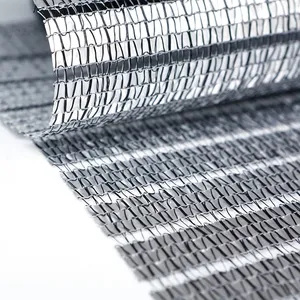 Black and Silver Aluminum Full Shading Reflect Sun Greenhouse Thermal Screen Curtain Light Blocked thumbnail-6