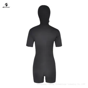 Front Slanting Zip Suit Elastic Diving Surfsuit Board Short Wetsuit Neoprene thumbnail-2