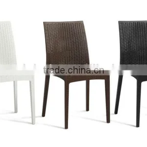 Garden Furniture Stackable Rattan Dining Chair thumbnail-2