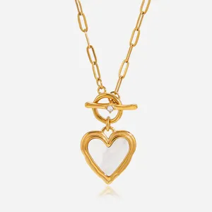 304 Stainless Steel Necklace With 18K Gold PVD Coating & Hypoallergenic Design thumbnail-3