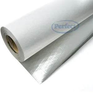 3 Way Scrim Reinforced White PP Film Composite Aluminum Film Thermal Insulation thumbnail-2
