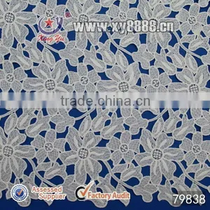 Embroidery White Cotton Lace Material for Sale thumbnail-1