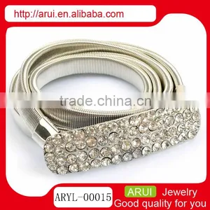 China Supplier Silver Pave Diamond Body Belly Chain Waist Chain thumbnail-1
