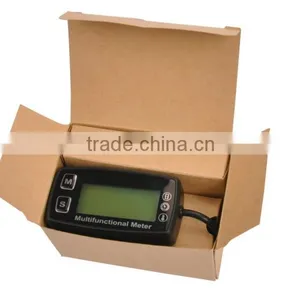 Digital LCD Tachometer Hour Meter Thermometer Temperature Meter for Gas UTV ATV Outboard Buggy Tractor JET SKI Paramotor thumbnail-3