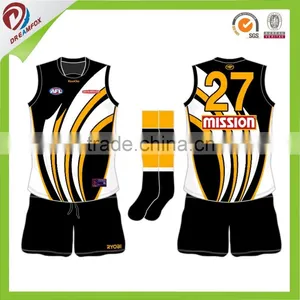 Wholesales Custom Sublimated Sleeveless Rugby Jersey, Rugby Singlet thumbnail-1