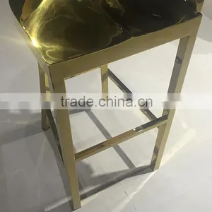 Modern Royal Gold Plated High Bar Chairs thumbnail-4