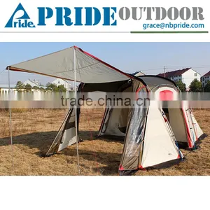 Large Big House Tent Tourism 3 Person Family Camping Cheap Best Waterproof Family Tents thumbnail-1