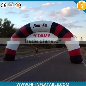 Full Color Logo Print Advertising Inflatable Finish Line Arch Entrance Archway thumbnail-1