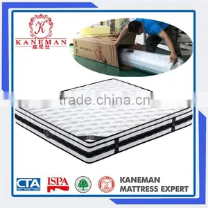 Wholesale Austrila Market Hot Selling Rolled Bonnell Spring Euro Pillow Top Mattress thumbnail-1