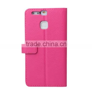 Original MMT Litchi Grain Wallet Leather Flip Case ForHuawei P9 Photo Frame Holder Leather PU Case With Card Slot for Huawei P9 thumbnail-2
