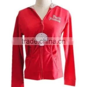Women's Hooded Fleece Sports Jacket thumbnail-1