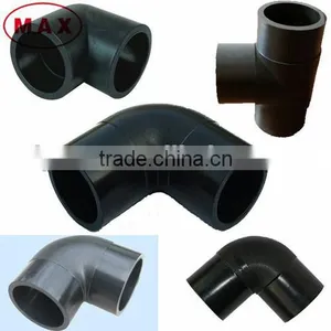 Butt Welding Joint of PE 90 Degree Elbow for Water Supply & Gas Pipe thumbnail-1