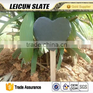 Beautiful Shape Nature Slate Black Plant Label thumbnail-3