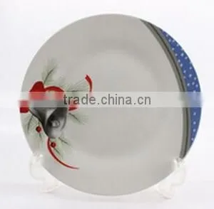 Cheap White Ceramic Dinner Plate / Round Ceramic Porcelain Flat Plate thumbnail-4