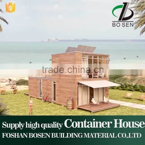 Wooden Material Buildng Steel Container Home Prefab Houses for Living thumbnail-4