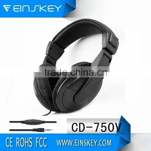High Quality Headphones Long Wired Mobile Headset Good Sound Music Headphone thumbnail-1