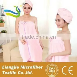 [LJ Towel] Super Absorbent Polyester Microfiber Hair Wraps Towel Drying Bath Spa Head Cap Turban Wrap thumbnail-1