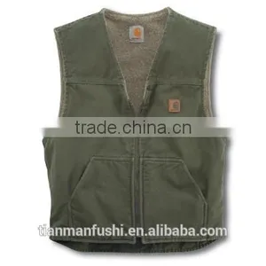 2015 Army Green Farm & Pasture Insulated Work Jacket Top Quality Custom-made Work Clothings Cheap Workwears Plus Size thumbnail-1