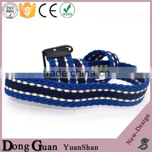 2016 Hot Sale Italian Leather Belt Business Needlepoint Colorful Canvas thumbnail-4