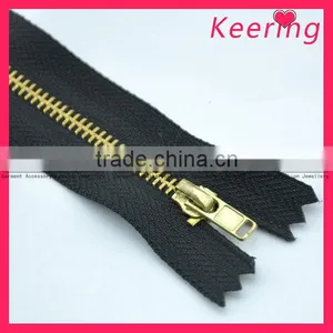 New Fashion Wholesale Gold Metal Zipper Pulls for Garment Accessory WZP-056 thumbnail-1