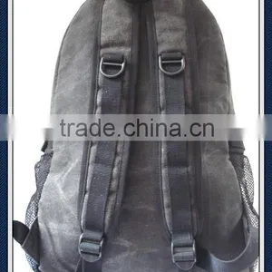 Heavy Washed Canvas Backpack Bag thumbnail-2