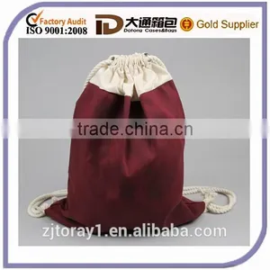 Stylish Cotton Canvas Drawstring Laundry Washing Bag thumbnail-1