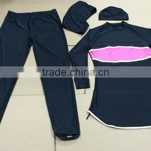 Muslim Women Swimwear Beach Kaftan Plain Jogging Suits thumbnail-1
