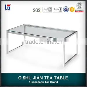 Oshujian Glass Tea Table Design SJ173 thumbnail-1