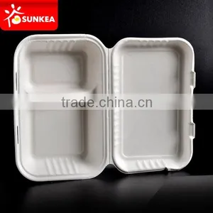 Disposable 2-compartment Food Container thumbnail-1