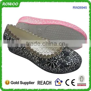 Cheap Colorful Glitter Flat Jelly Charming Lady Shoe thumbnail-2